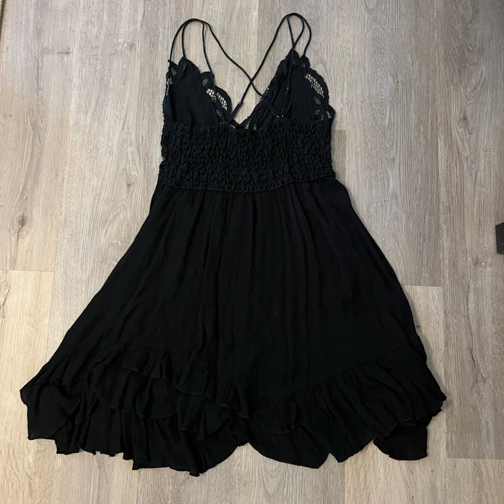 Free People Black Dress Large EUC